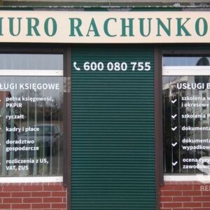 Oznakowanie biura rachunkowego - Fordon