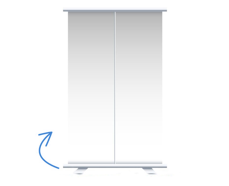 Wyroby z plexi - rollup z plexi
